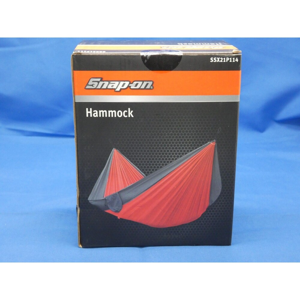 Snap-On Tools SSX21P114 Hammock 210T Nylon 106" x 55" - Black / Red - NEW in Box